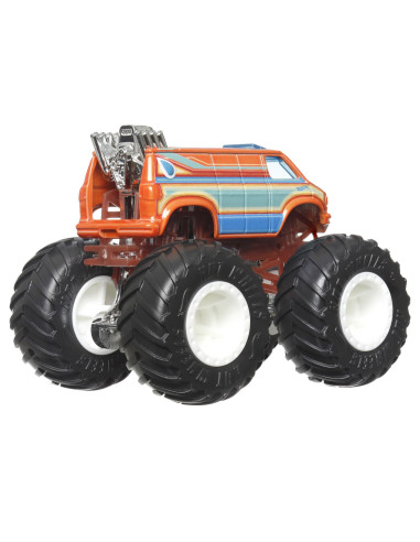 MTFYJ44_HTM24,Hot Wheels Monster Truck Masinuta Dodge Ram Van Scara 1:64