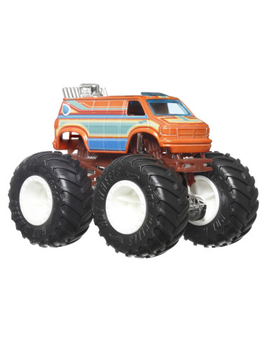 MTFYJ44_HTM24,Hot Wheels Monster Truck Masinuta Dodge Ram Van Scara 1:64