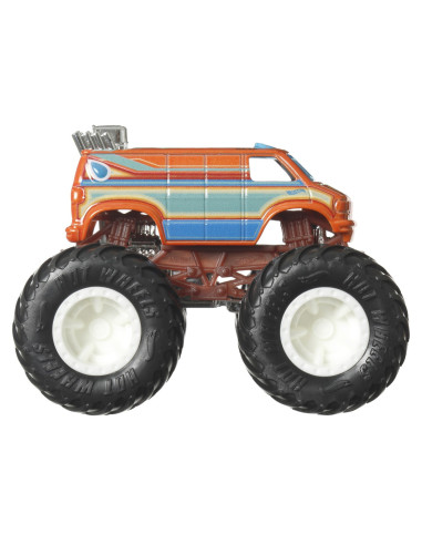 MTFYJ44_HTM24,Hot Wheels Monster Truck Masinuta Dodge Ram Van Scara 1:64