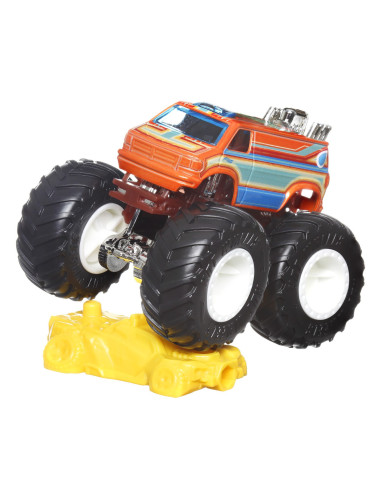 MTFYJ44_HTM24,Hot Wheels Monster Truck Masinuta Dodge Ram Van Scara 1:64