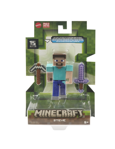 MTGTP08_HTN05,Minecraft Craft A Block Figurina Steve 8cm