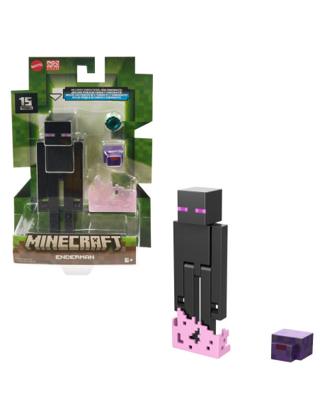 MTGTP08_HTN06,Minecraft Craft A Block Figurina Enderman 8cm