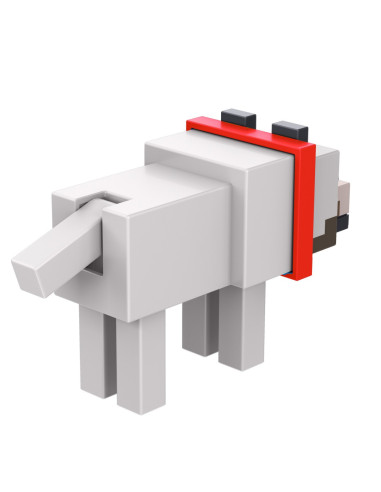 MTGTP08_HTN07,Minecraft Craft A Block Figurina Tamed Wolf 8cm