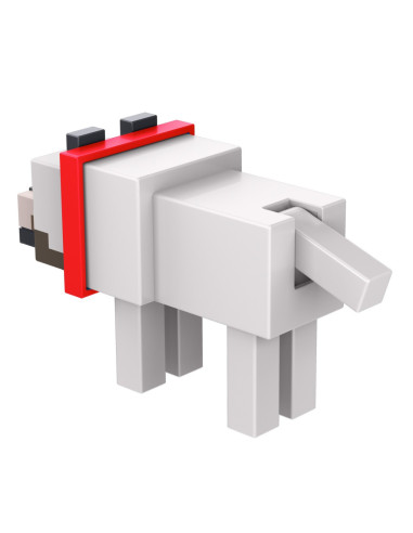 MTGTP08_HTN07,Minecraft Craft A Block Figurina Tamed Wolf 8cm