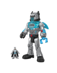 MTHMK87_HMK88,Fisher Price Imaginext Dc Super Friends Robot Batman In Costum Gri 30cm 2