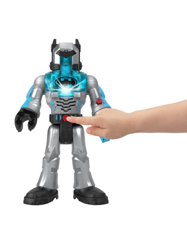 MTHMK87_HMK88,Fisher Price Imaginext Dc Super Friends Robot Batman In Costum Gri 30cm