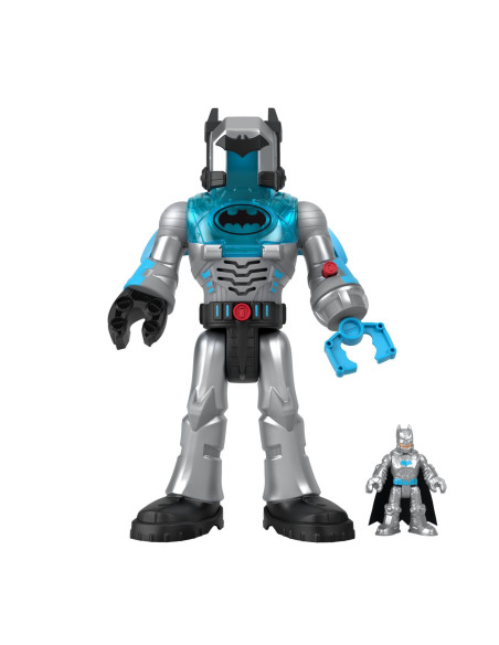 MTHMK87_HMK88,Fisher Price Imaginext Dc Super Friends Robot Batman In Costum Gri 30cm