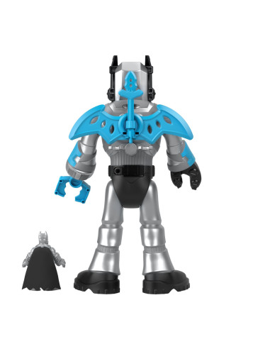 MTHMK87_HMK88,Fisher Price Imaginext Dc Super Friends Robot Batman In Costum Gri 30cm