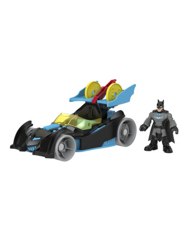 MTM5649_HFD48,Fisher Price Imaginext Dc Super Friends Vehicul Cu Figurina Batman Cu Costum Gri