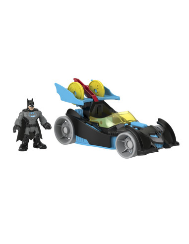 MTM5649_HFD48,Fisher Price Imaginext Dc Super Friends Vehicul Cu Figurina Batman Cu Costum Gri