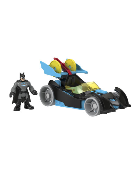 MTM5649_HFD48,Fisher Price Imaginext Dc Super Friends Vehicul Cu Figurina Batman Cu Costum Gri