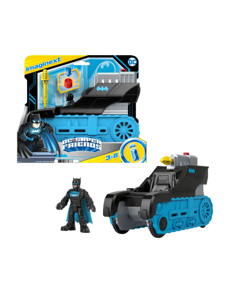 MTM5649_GVW26,Fisher Price Imaginext Dc Super Friends Vehicul Cu Figurina Bat-tech