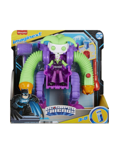 MTM5649_HGX80,Fisher Price Imaginext Dc Super Friends Vehicul Cu Figurina Joker