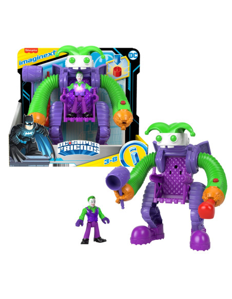 MTM5649_HGX80,Fisher Price Imaginext Dc Super Friends Vehicul Cu Figurina Joker