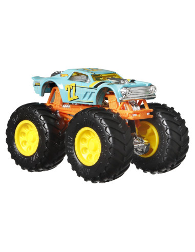 MTGRH81_HWN36,Hot Wheels Monster Truck Si Masinuta Metalica Night Shifter