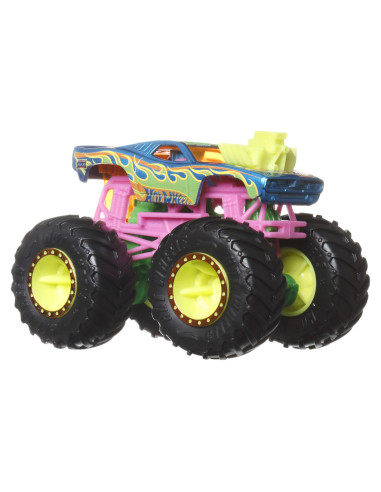 MTGRH81_HWN37,Hot Wheels Monster Truck Si Masinuta Metalica Rodger Dodger