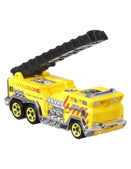 MTGRH81_HWN39,Hot Wheels Monster Truck Si Masinuta Metalica 5 Alarm