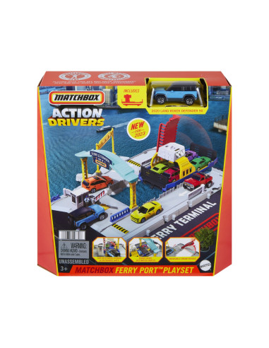 MTGVY82_HMH29,Matchbox Set Action Divers Ferry Port