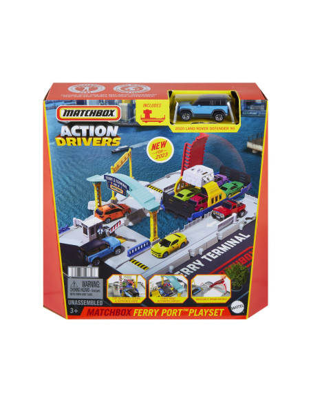 MTGVY82_HMH29,Matchbox Set Action Divers Ferry Port