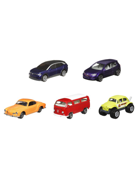 MTC1817_HVT70,Matchbox Set 5 Masinute Metalice Mbx Volkswagen Scara 1:64