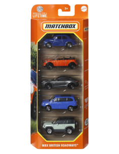 MTC1817_HVT62,Matchbox Set 5 Masinute Metalice Mbx British Roadways Scara 1:64