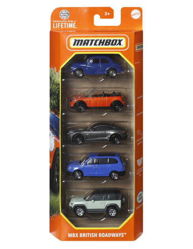 MTC1817_HVT62,Matchbox Set 5 Masinute Metalice Mbx British Roadways Scara 1:64