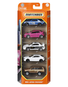 MTC1817_HVT66,Matchbox Set 5 Masinute Metalice Mbx Japan Cruisers Scara 1:64