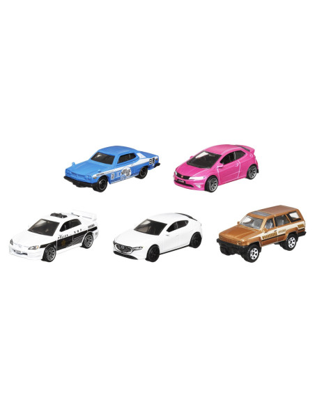 MTC1817_HVT66,Matchbox Set 5 Masinute Metalice Mbx Japan Cruisers Scara 1:64