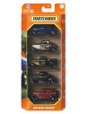 MTC1817_HVT79,Matchbox Set 5 Masinute Metalice Mbx Road Cruisers Scara 1:64