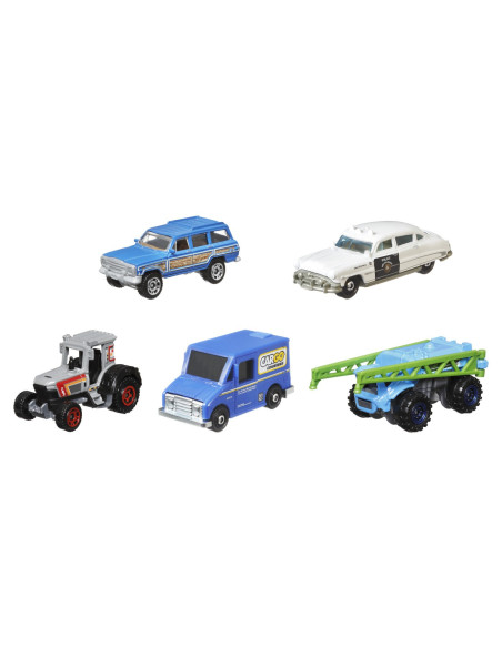 MTC1817_HVT78,Matchbox Set 5 Masinute Metalice Mbx Countryside Ii Scara 1:64