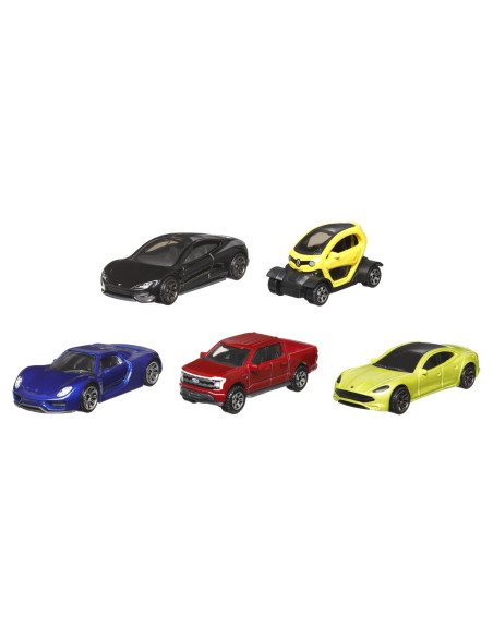 MTC1817_HVT60,Matchbox Set 5 Masinute Metalice Mbx Electric Drivers Scara 1:64