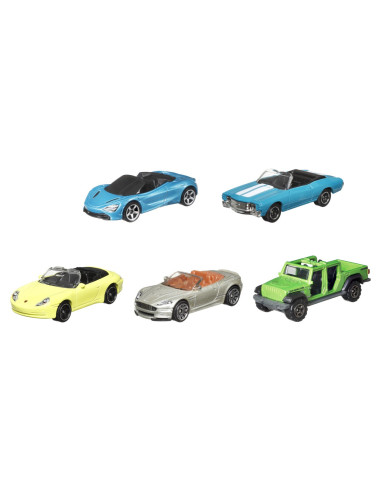 MTC1817_HVT75,Matchbox Set 5 Masinute Metalice Mbx Blue Highways Ii Scara 1:64