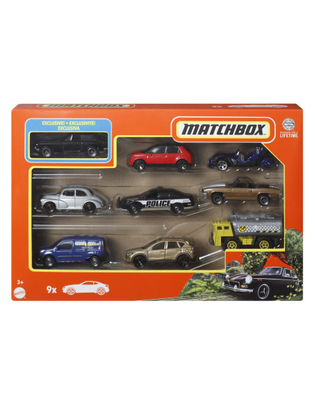 MTX7111_HVT87,Matchbox Set 9 Masinute Mgb Gt Coupe 1971