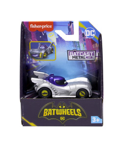 MTHML12_HRJ71,Fisher Price Batwheels Masinuta Metalica Batmobile Blindat 1:55