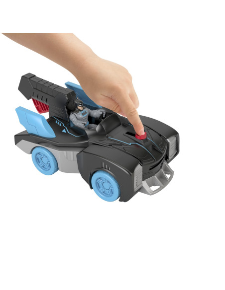 MTGWT24,Imaginext Dc Super Friends Vehicul Cu Figurina Bat-tech Batmobil