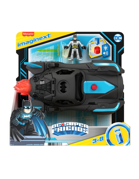 MTHGX96,Fisher Price Imaginext Dc Super Friends Vehicul Batmobil Deluxe