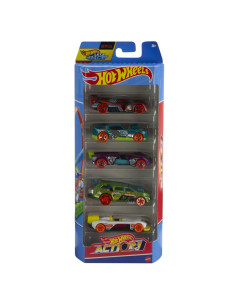 MT1806_HTV45,Set 5 Masini Hot Wheels Action