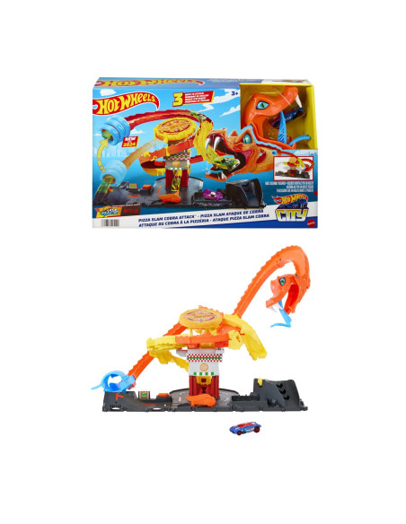 MTHTN81,Hot Wheels City Pizzeria Atacul Cobrei