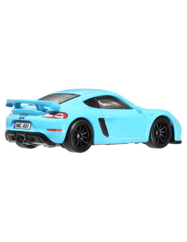 MTGJT68_HRT71,Hot Wheels Premium Boulevard Masinuta Metalica Porsche 718 Cayman Gt4 Scara 1:64