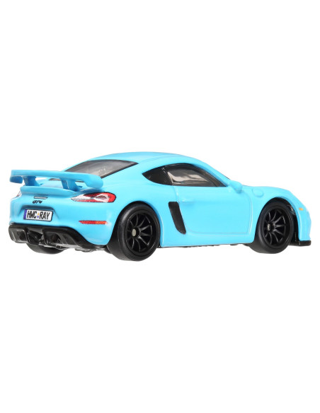 MTGJT68_HRT71,Hot Wheels Premium Boulevard Masinuta Metalica Porsche 718 Cayman Gt4 Scara 1:64