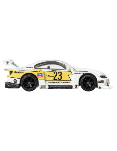MTGJT68_HRT64,Hot Wheels Premium Boulevard Masinuta Metalica Lb Super Silhouette Nissan Silvia Scara 1:64