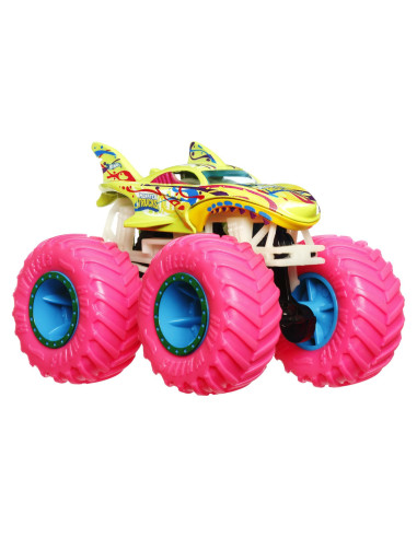MTHCB50_HWC86,Hot Wheels Monster Truck Glow In The Dark Masinuta Shark Wreak Scara 1:64