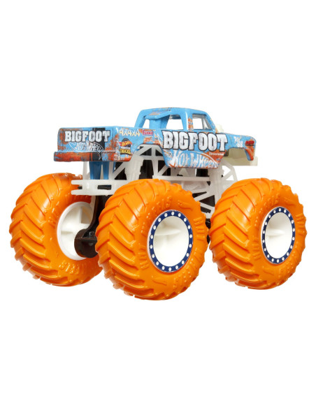 MTHCB50_HWC88,Hot Wheels Monster Truck Glow In The Dark Masinuta Bigfoot Scara 1:64