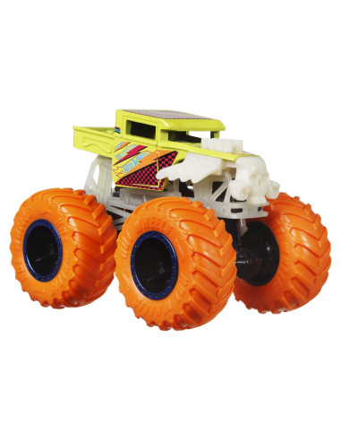 MTHCB50_HWC82,Hot Wheels Monster Truck Glow In The Dark Masinuta Bone Shaker Scara 1:64