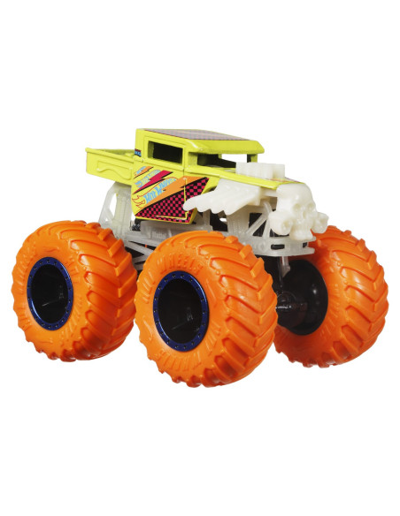 MTHCB50_HWC82,Hot Wheels Monster Truck Glow In The Dark Masinuta Bone Shaker Scara 1:64