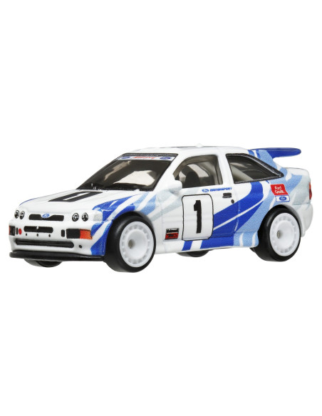 MTHBL96_HRR73,Hot Wheels Premium Set 2 Masinute Metalice Ford Sierra Cosworth Si Ford Escort Rs Cosworth Scara 1:64