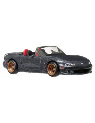 MTHBL96_HRR75,Hot Wheels Premium Set 2 Masinute Metalice Mazdaspeed Miata Si Mazda Rx7 Fc Pandem Scara 1:64