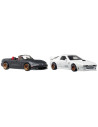 MTHBL96_HRR75,Hot Wheels Premium Set 2 Masinute Metalice Mazdaspeed Miata Si Mazda Rx7 Fc Pandem Scara 1:64