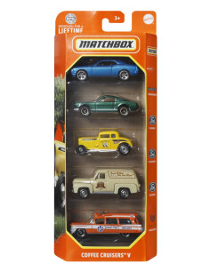 MTC1817_HVT67,Matchbox Set 5 Masinute Metalice Coffee Cruisers V Scara 1:64