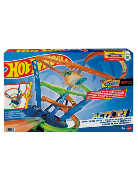 MTHGV67,Hot Wheels Action Set Coliziunea Spiral Speed